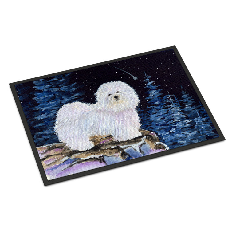 Winston Porter Stewartstown Starry Night Coton De Tulear NonSlip